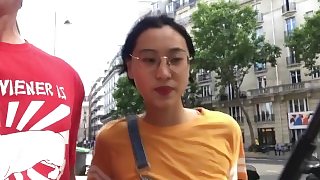 Chinese Asian June Liu Creampie - SpicyGum Fucks American Guy in Paris x Jay Bank Presents